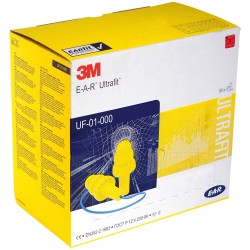 50 Paar ULTRAFIT™ Gehörschutzstöpsel mit Kordel, EN 352-2, idealer Lärmschutz für verschiedene Anwendungen