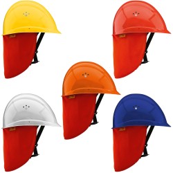 1 Schutzhelm INAP-PROFILER PLUS mit 6-Punkt-Befestigung und Nackenschutz, EN 397