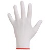 240 Paar WEIFANG STRONGHAND® Handschuhe aus Polyester mit Vinyl-Noppen, weiss, Kategorie 1