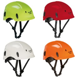 1 Stück CADI Schutzhelm für Arbeiten in der Höhe, 4-Punkt Aufhängung, Drehverschluss, EN 12492