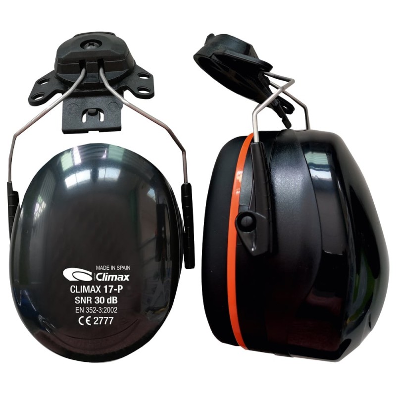10 Stück 17-P Kapselgehörschützer von EN 352-3, schwarz für optimalen Hörschutz und Komfort