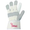 120 Paar Stronghand Kombi Calcutta Handschuhe aus Rind-Vollleder und Spaltleder, natur, CAT 2
