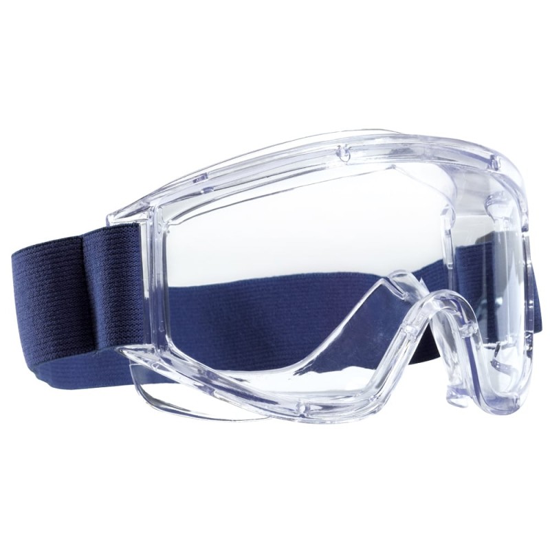 12 Stück TECTOR® Vollsichtbrille aus Acetat mit Belüftung, EN 166 zertifiziert, ideal für sicheren Schutz