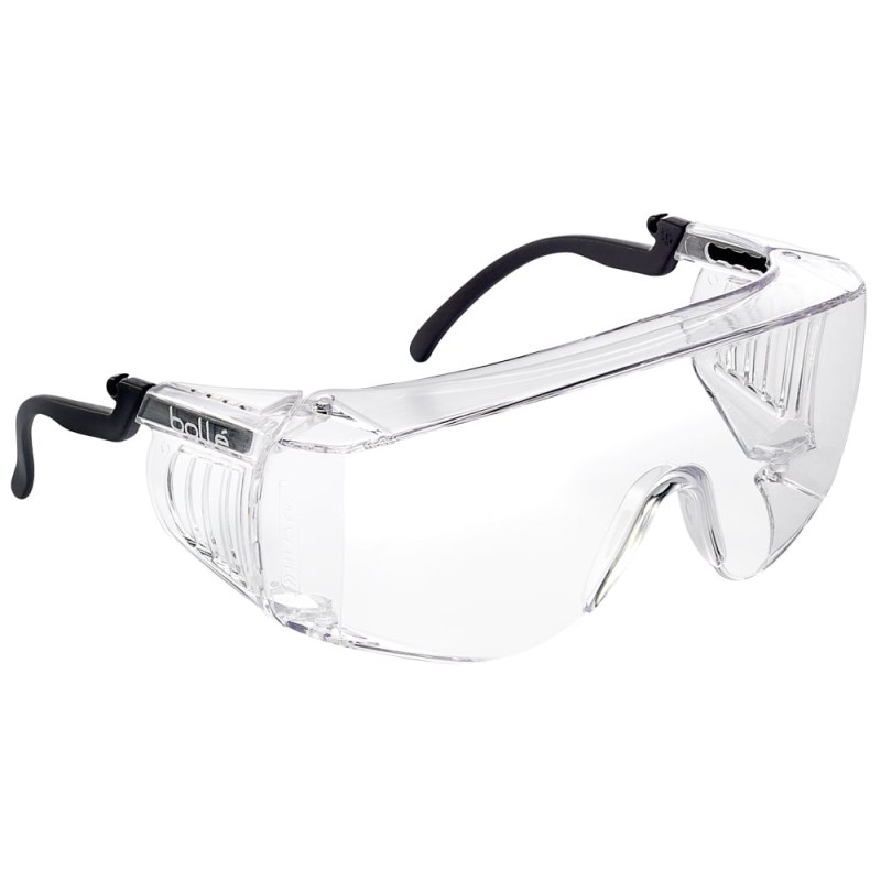10 Stück BOLLÉ Sichtscheibe Bügelbrille klar EN 166, UV-Schutz, beschlagfrei, komfortable Passform