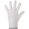 240 Paar KORLA STRONGHAND® Arbeitshandschuhe aus Baumwolle und Polyester mit Vinyl-Noppen in Weiss und Blau, Kat 2