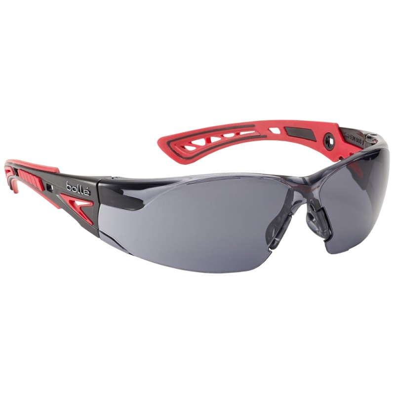 10 Stück Bollé Bügelbrille Sichtscheibe grau EN 166 Sicherheitsbrille mit hochwertigem Schutz für klare Sicht