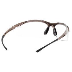 10 Stück BOLLÉ® Contour II Schutzbrille klar EN 166 Sichtscheibe für optimalen Augenschutz im Einsatz