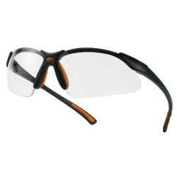 12 Stück Tector Schutzbrille klar EN 166 mit Sichtscheibe, optimaler Schutz und Sichtbarkeit für den Einsatz