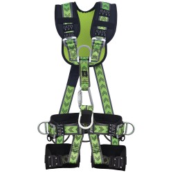 1 Stück Kratos Premium Komplettgurt, hängende Position, Sicherheitsgurt nach EN 361, EN 358 und EN 813