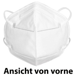 500 Stück FFP2 NR Faltmasken ohne Ausatemventil, zertifiziert nach EN 149:2001 + A1:2009, für sicheren Atemschutz