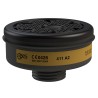 4 Stück BLS® A2 Gasfilter EN 14387 mit Gewindeanschluss nach EN 148-1, für effektiven Atemschutz