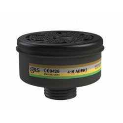 4 Stück BLS® 415 ABEK2 Mehrbereichsfilter für Atemschutzgeräte, EN 14387, Gewindeanschluss nach EN 148-1