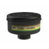 4 Stück BLS® 415 ABEK2 Mehrbereichsfilter für Atemschutzgeräte, EN 14387, Gewindeanschluss nach EN 148-1