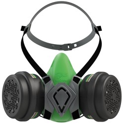 1 Set BLS® Atemschutzset mit Halbmasko und ABEK1P3 R Mehrbereichs-Kombifilter, Grösse S/M, für optimalen Schutz