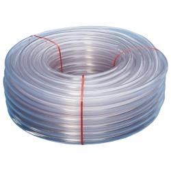 1 Rolle PVC-Schlauch "Glasklar" 50 Meter - transparenter, flexibler Schlauch für vielseitige Anwendungen