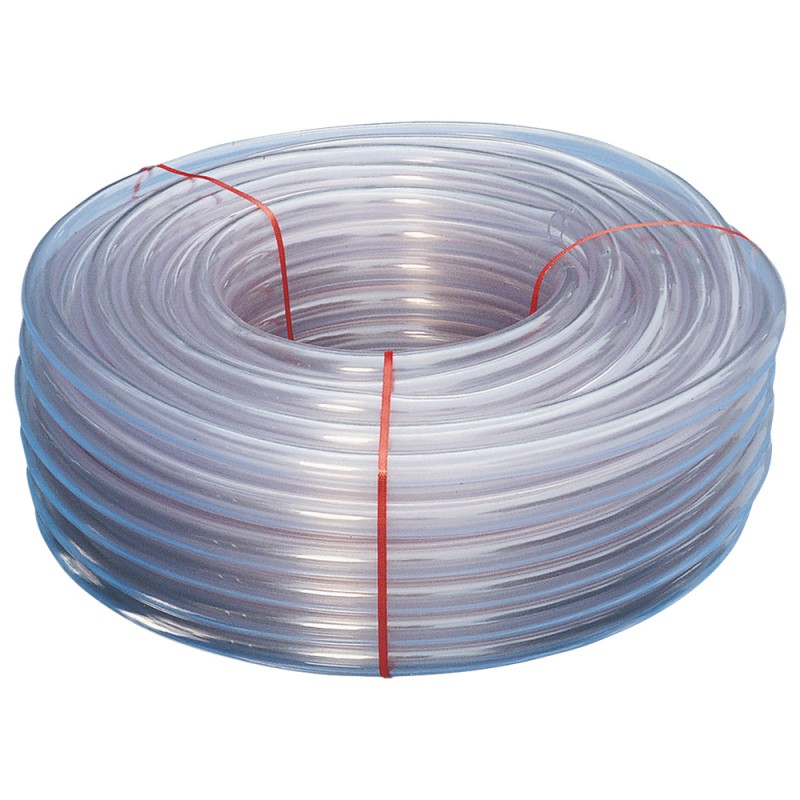 1 Rolle PVC-Schlauch "Glasklar" 50 Meter - transparenter, flexibler Schlauch für vielseitige Anwendungen