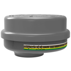 8 Stück BLS® 222 ABEK1P3 R Mehrbereichs-Kombifilter mit Bajonett-Verschluss, für Atemschutz, optimaler Schutz
