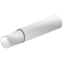 1 Rolle F-MAN PVC-Gewebeschlauch 25 Meter lang, vielseitig einsetzbar, robust und flexibel, ideal für Heim und