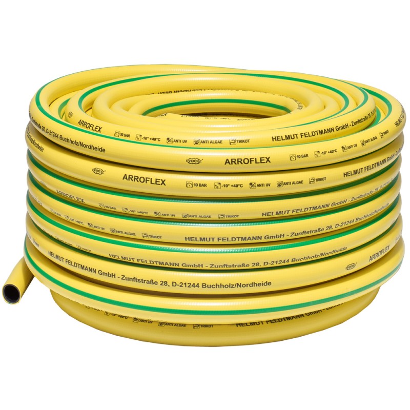 50 Meter ARROFLEX PVC Wasserschlauch gelb