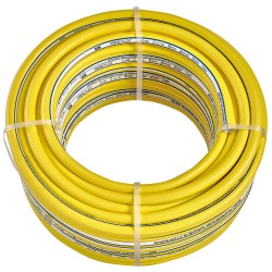 50 Meter PRIME FLEX PVC Wasserschlauch gelb/blau 1/2"