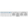 50 Meter PRIME FLEX PVC-Wasserschlauch gelb/blau
