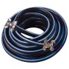1 Rolle TECTOR® SUPER-PRESSLUFTSCHLAUCH 3/4" mit Kupplungen, 10 Bar, schwarz/blau