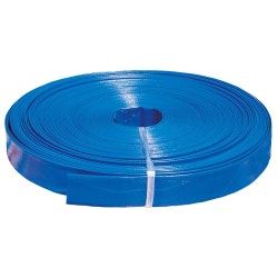 50 Meter Flachschlauch PVC in Blau - Hochwertiger, flexibler Schlauch für vielseitige Anwendungen