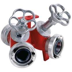 1 Stück VENTIL-VERTEILER C-CC mit Niederschraubventilen aus hochwertigem Material, schwarz