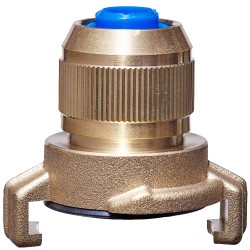 10 Stück Schnellspann-Kupplung aus Messing in Goldfarbe für sichere und einfache Verbindung