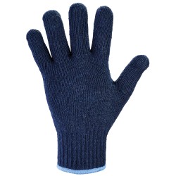 240 Paar RUDONG GOODJOB® Arbeitshandschuhe Baumwolle/Polyester mit Vinyl-Noppen, blau/blau