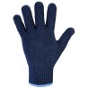 240 Paar RUDONG GOODJOB® Arbeitshandschuhe Baumwolle/Polyester mit Vinyl-Noppen, blau/blau