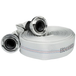 Douglas D/25 Bau- und Industrieschlauch mit Kupplungen, weiss, im Karton