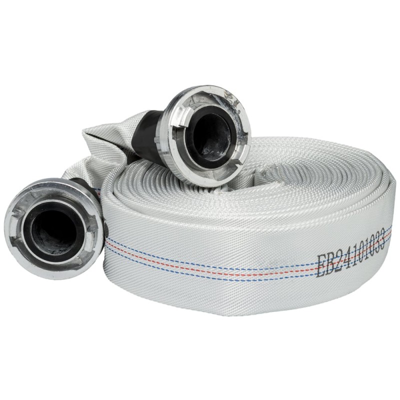 Douglas D/25 Bau- und Industrieschlauch mit Kupplungen, weiss, im Karton