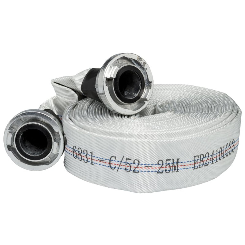 STAN C/52 Bau- und Industrieschlauch mit Kupplungen, weiss, im Karton