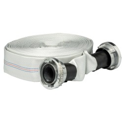 STAN C/52 Bau- und Industrieschlauch mit Kupplungen, weiss, im Karton