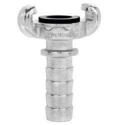10 Stück Sicherheitsbund Pressluftkupplung aus robustem Metall in Silber