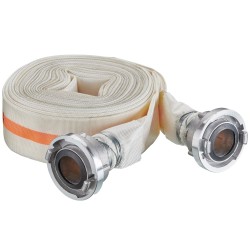 PORTER B/75 Bau- und Industrieschlauch mit Kupplungen, weiss, im Karton