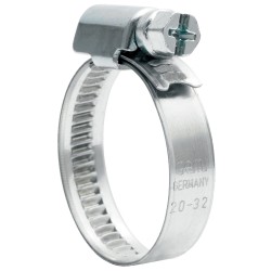 20 Stück W2-Schlauchschellen, verzinkt, 12 mm breit, robuster Stahl, ideal für sichere Verbindungen