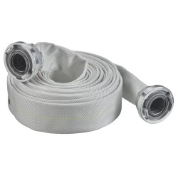 C/52 EPDM Industrieschlauch mit Storz-Aluminium-Kupplungen in Weiss