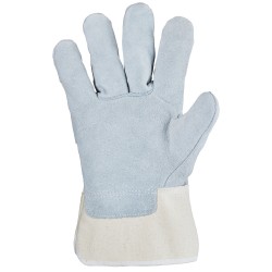 120 Paar K S STRONGHAND® Handschuhe aus Rind-Spaltleder in natürlicher Farbe, Schutzklasse CAT 2