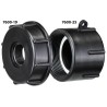 10 Stück Evertec IBC-Adapter S60x6 mit Innengewinde, schwarz, für sichere Flüssigkeitsübertragung