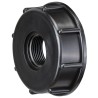 10 Stück Evertec IBC-Adapter S60x6 mit Innengewinde, schwarz, für sichere Flüssigkeitsübertragung