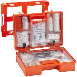 1 Box Betriebsverbandkasten DIN 13157 - Erste-Hilfe-Set für Betriebe, kompakt und normgerecht ausgestattet