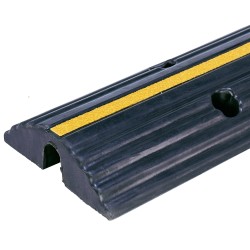 2 Stück Kabelbrücke klein - 1 Kanal aus Kunststoff in schwarz/gelb, 1000 mm x 200 mm x 50 mm