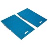 1 Set Rollstuhlrampe für 3-Kanal Kabelbrücke aus hochwertigem Kunststoff, blau, 744 mm x 441 mm x 75 mm