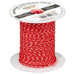 6 Rollen Universal-Maurerschnur 1,0 mm - 100 Meter langlebig, robust und vielseitig einsetzbar, ideal für Bauprojekte