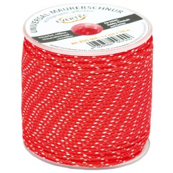 6 Rollen Universal-Maurerschnur 1,7 mm – hochreissfest, 100 Meter, ideal für präzises Messen und Ausrichten