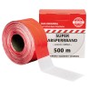 10 Rollen Absperrband Baustellen rot/weiss 80 mm - robustes Material für sichere Markierungen und Absperrungen