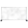 1 Stück PE-Bauzaunplane 150 g/m² mit Aluminiumösen, 1,76 m x 3,41 m, witterungsbeständig und langlebig