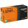 10 Box Stronghand Nitrilhandschuhe orange puderfrei mit Diamantmuster EN ISO 374 Kat 3